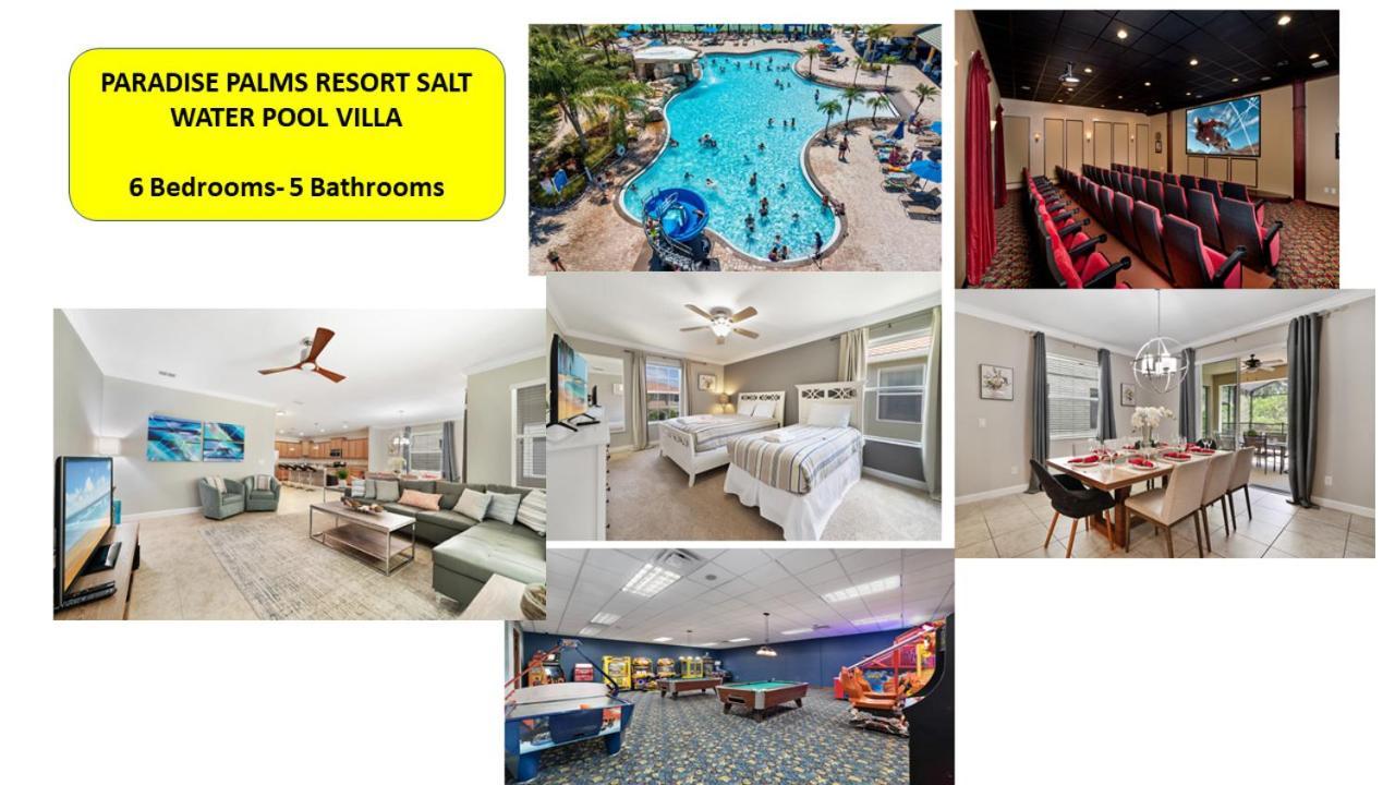 Saltwater Pool, Close Dis, Paradise Villa Kissimmee Ngoại thất bức ảnh